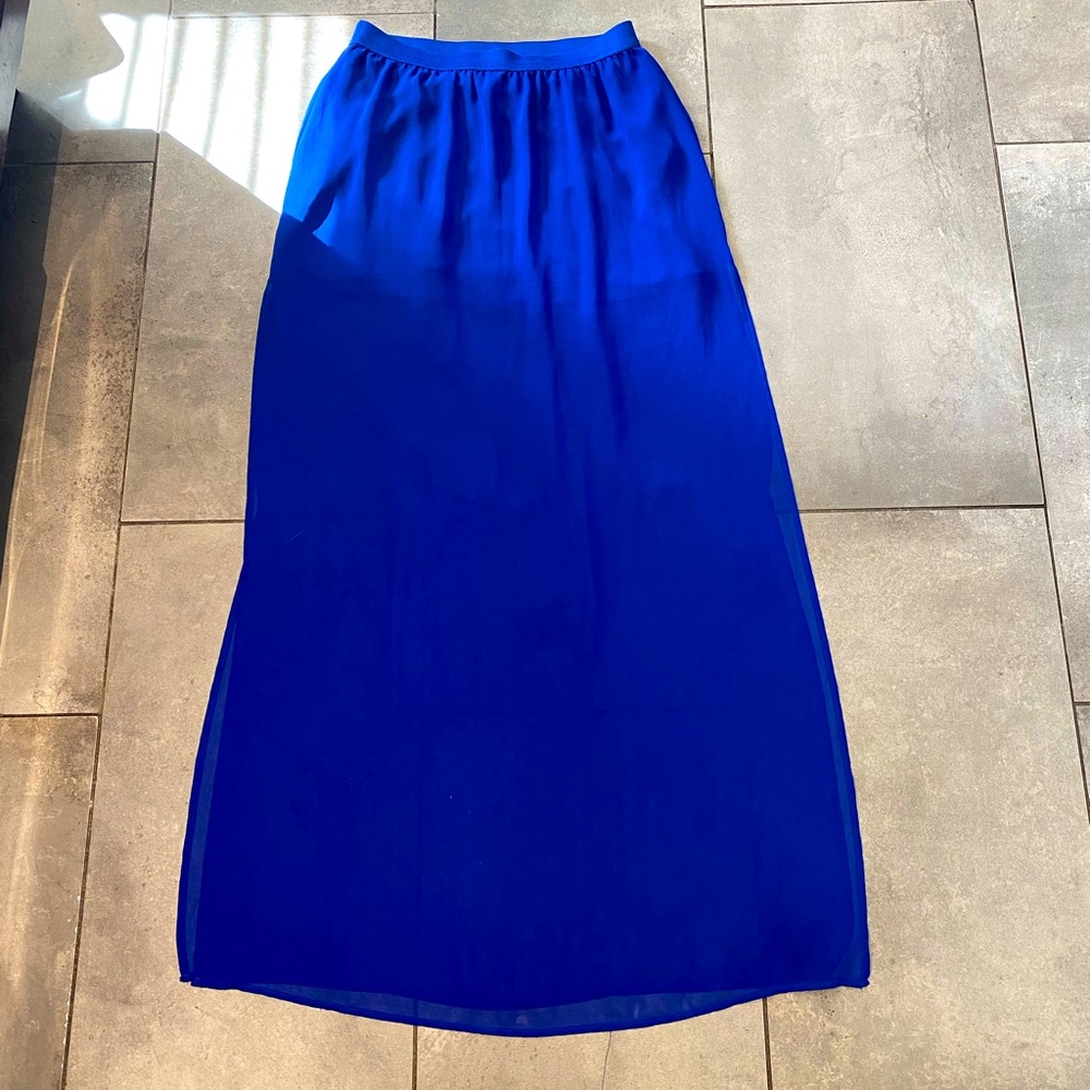 H&M royal blue skirt